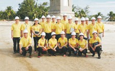 公司月會檢查亞龍灣項目現場